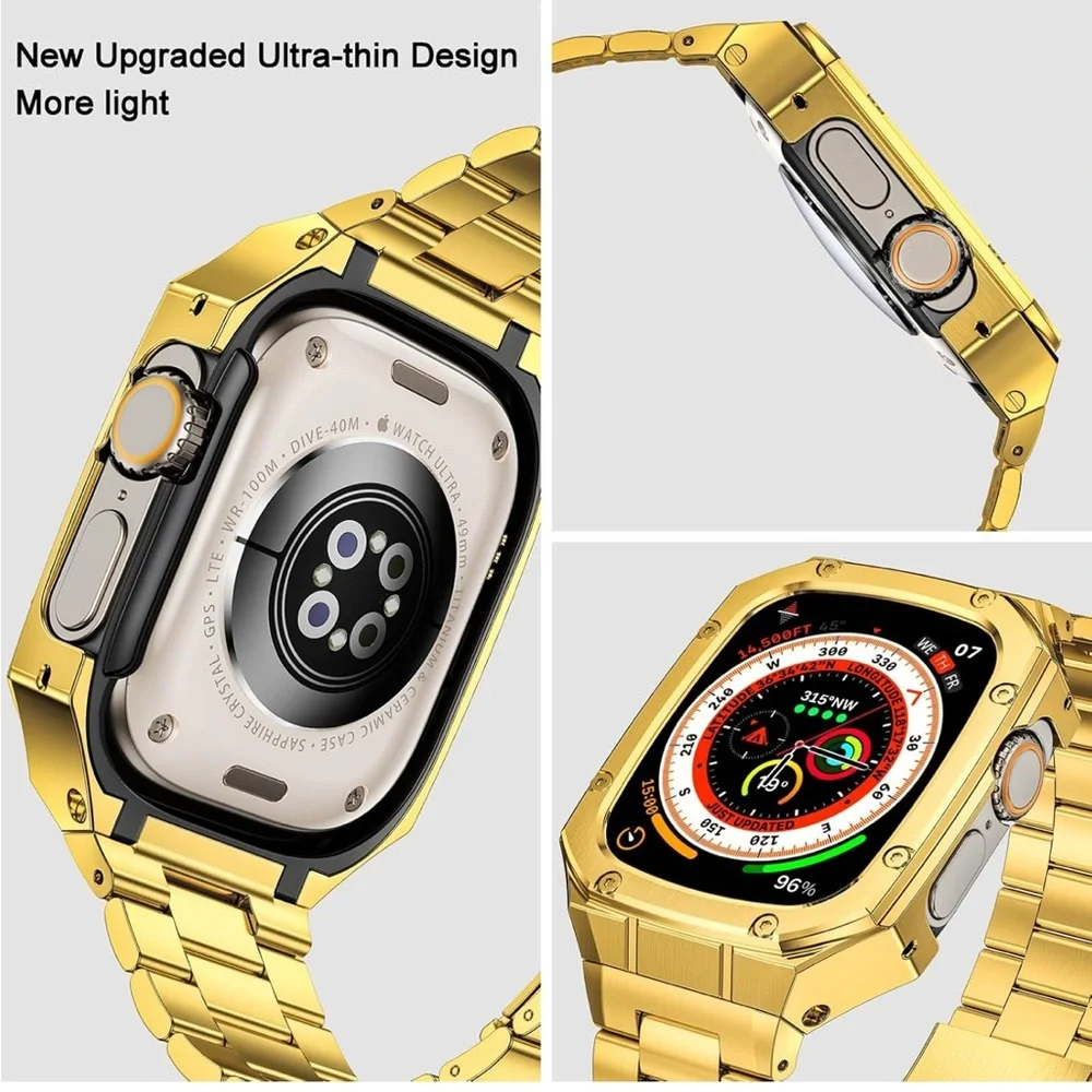 Stainless Steel Watch Band with Case Apple Watch Ultra 2 1 band (40)